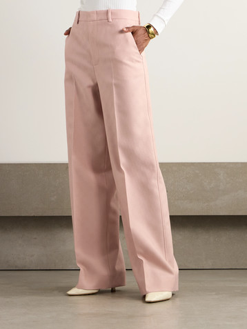 Gucci Wool-jacquard straight-leg pants