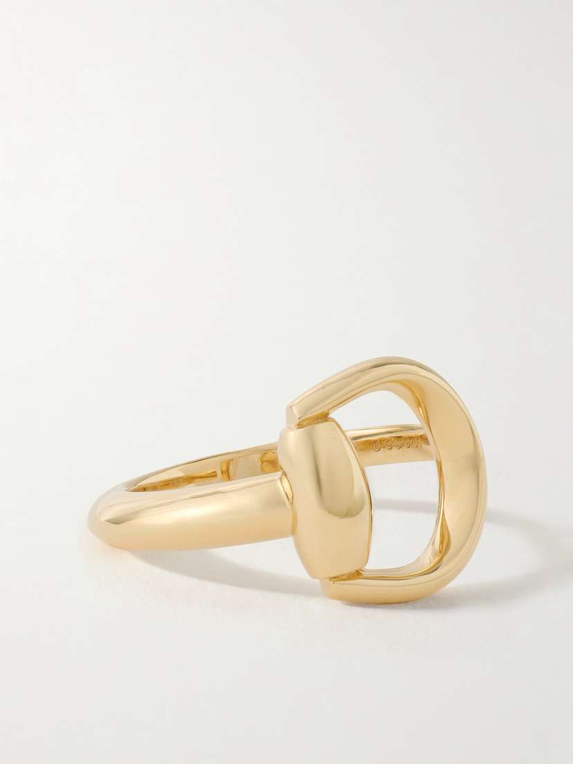 Gucci Horsebit 18-karat Gold Ring