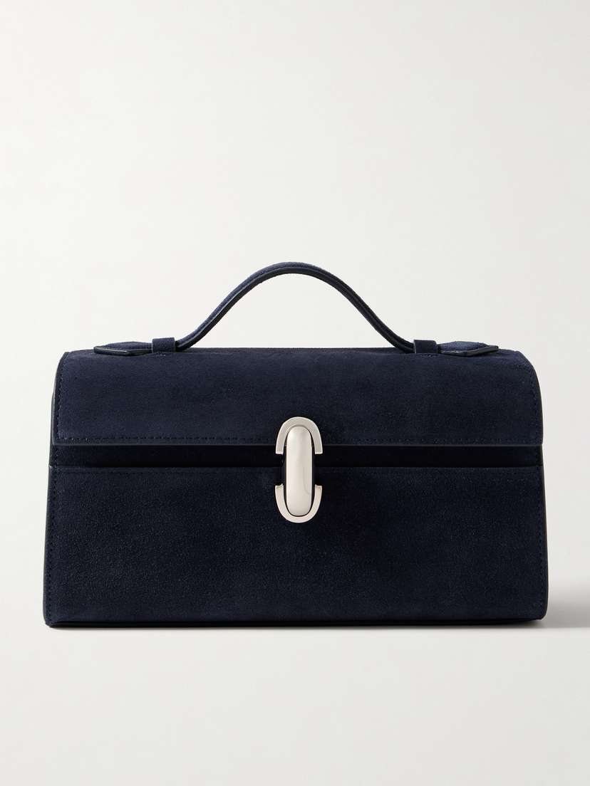 Savette Symmetry Pochette Suede Tote