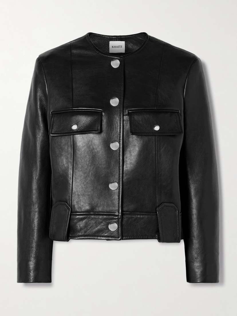 Khaite Laybin Leather Jacket