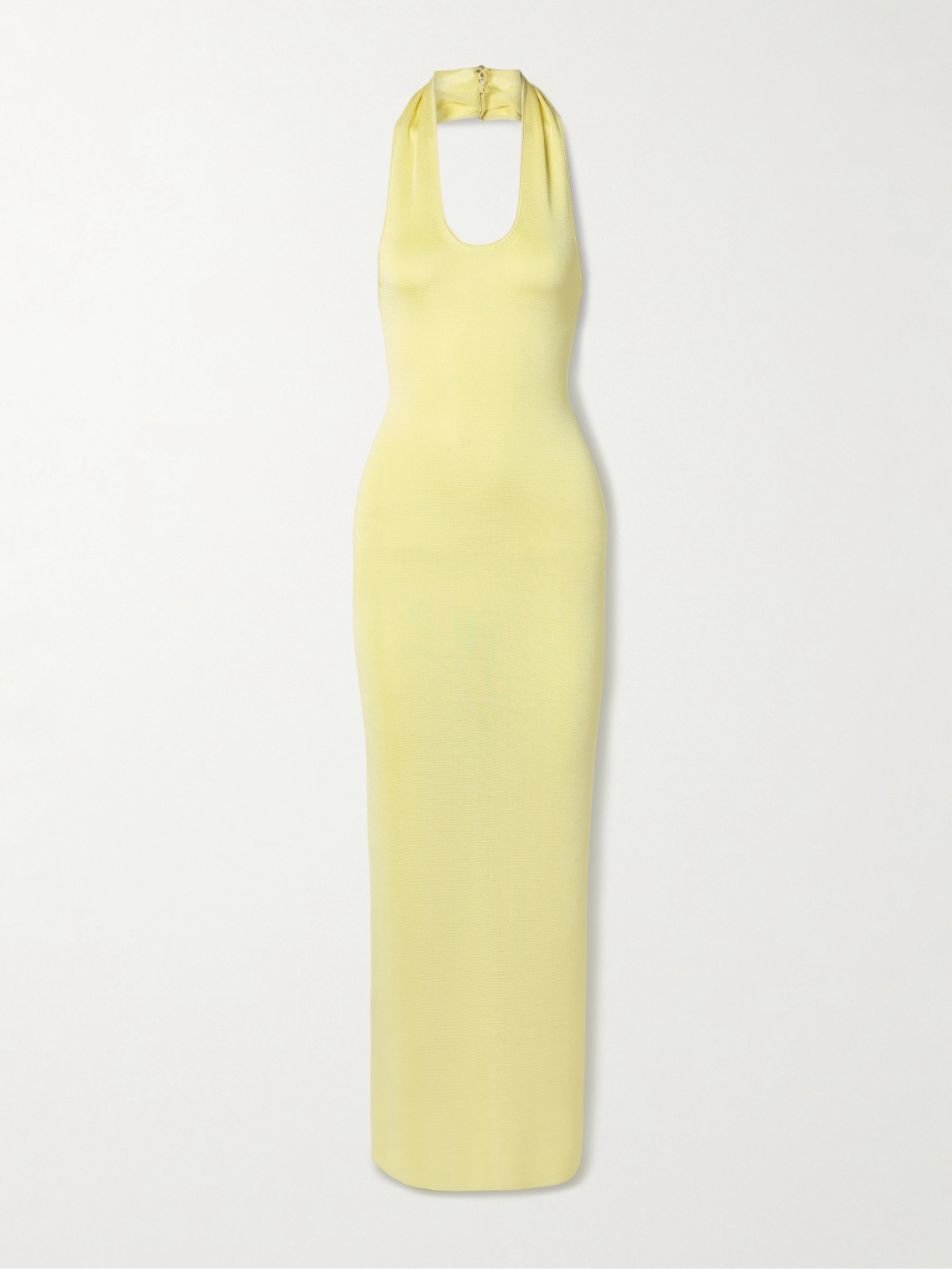KHAITE - Coraline jersey halterneck maxi dress | Plush KHAITE - Coraline jersey halterneck maxi dress | Plush