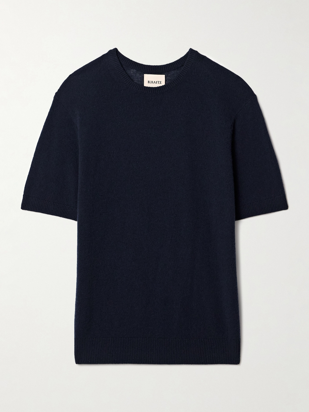 KHAITE - Pierre Cashmere-blend T-shirt - Blue