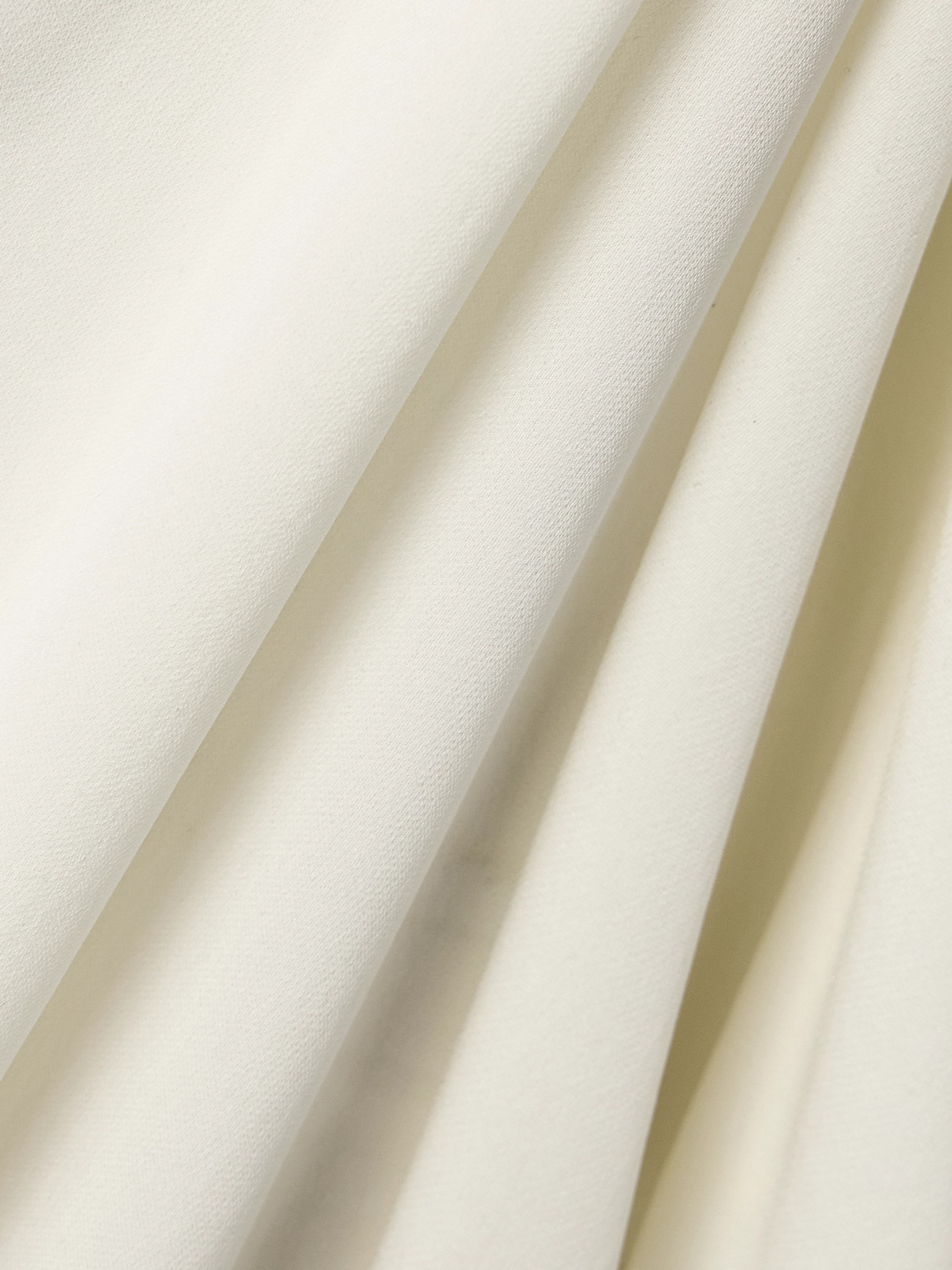 Khaite Dandora Draped Silk-gerogette Midi Dress In White