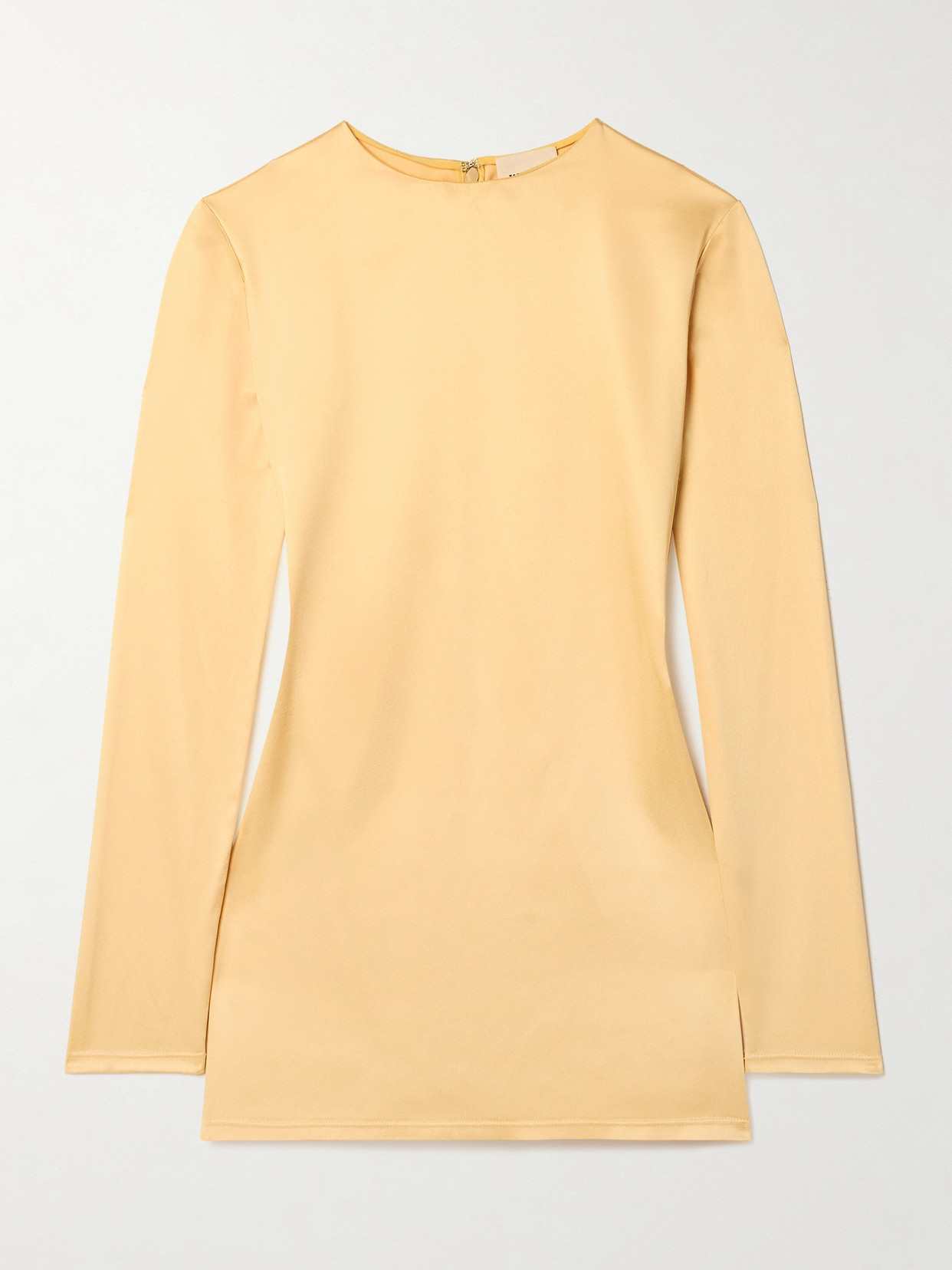 Khaite Vlad Satin Top In Gold