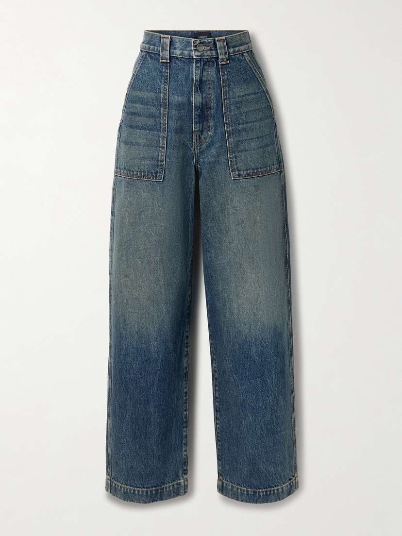 Khaite Hewitt High-rise Straight-leg Jeans