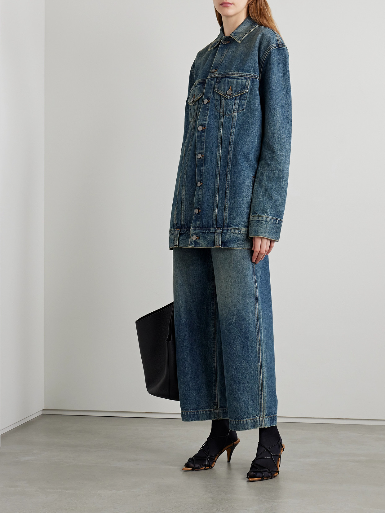 Khaite Hewitt High-rise Straight-leg Jeans In Blue