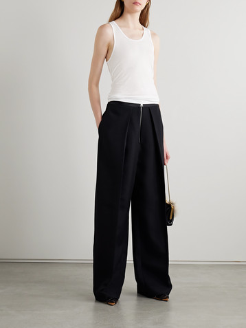KHAITE Johnnie ribbed-knit tank