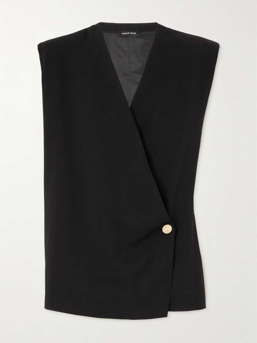 Anine Bing Venice Crepe Blouse