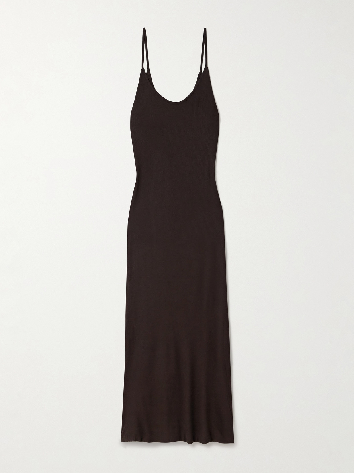 KHAITE LEESAL JERSEY MIDI DRESS