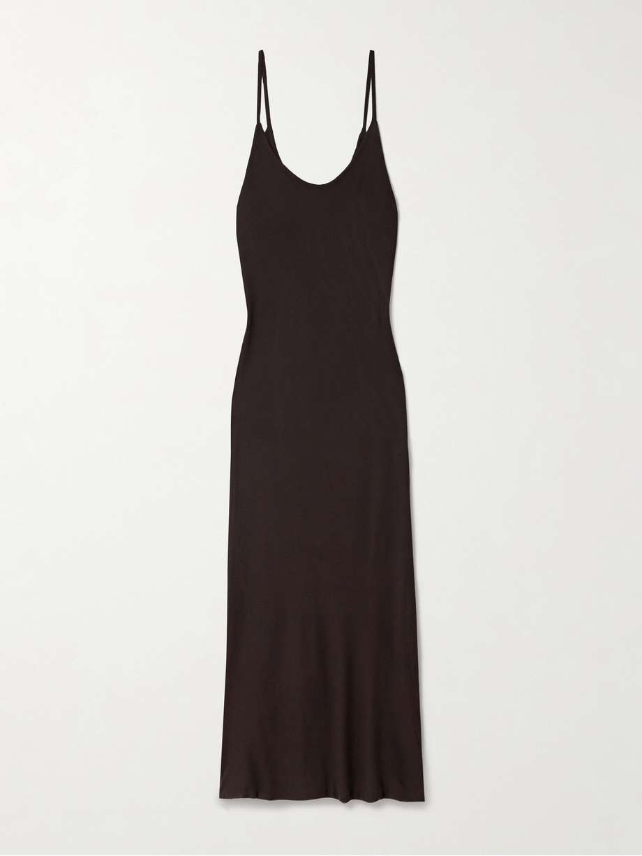 leesal jersey midi dress