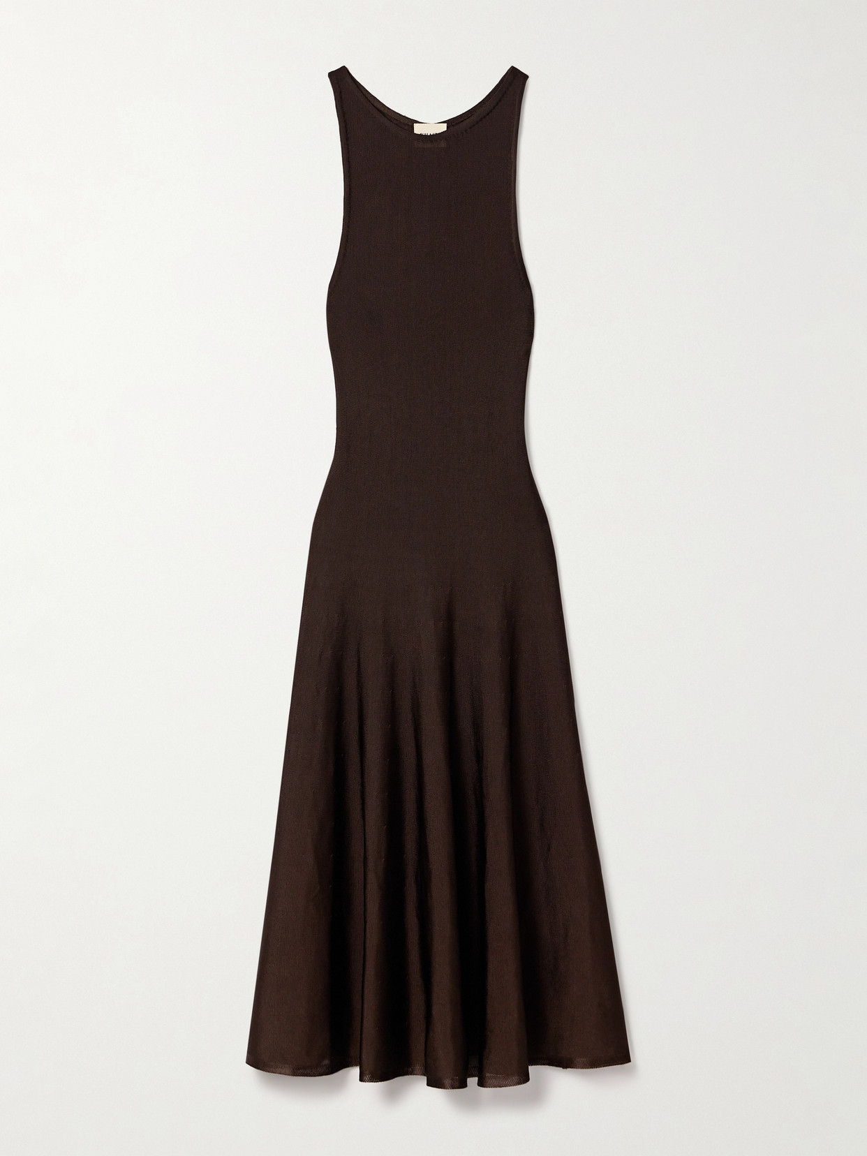 KHAITE HENCIL KNITTED MIDI DRESS