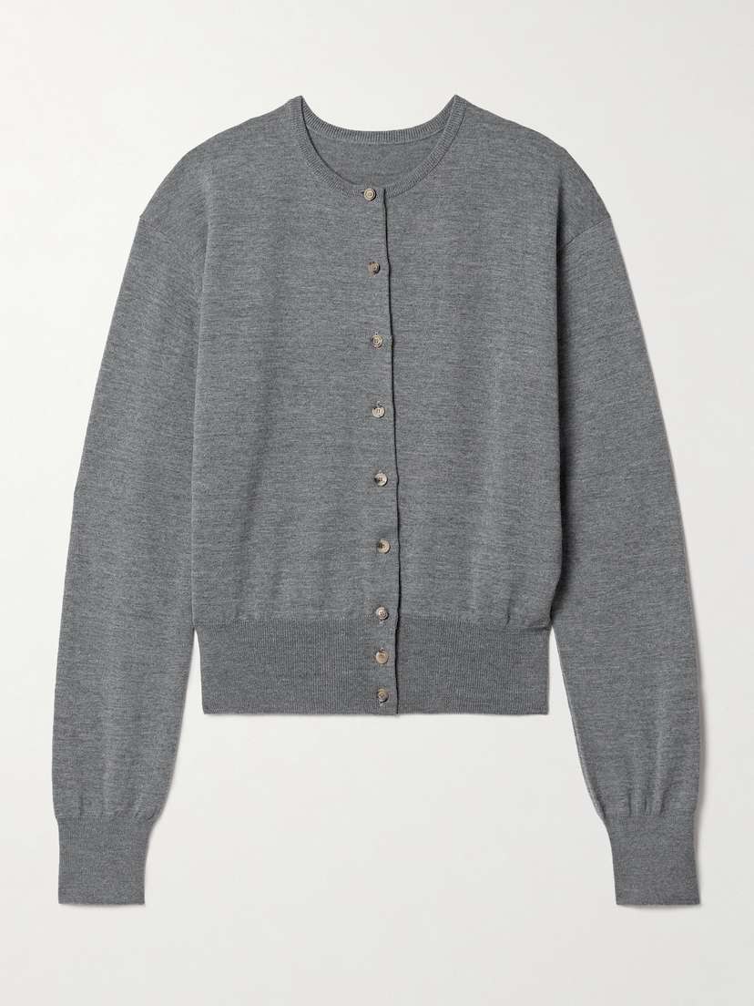 Khaite — Jackie wool-blend cardigan