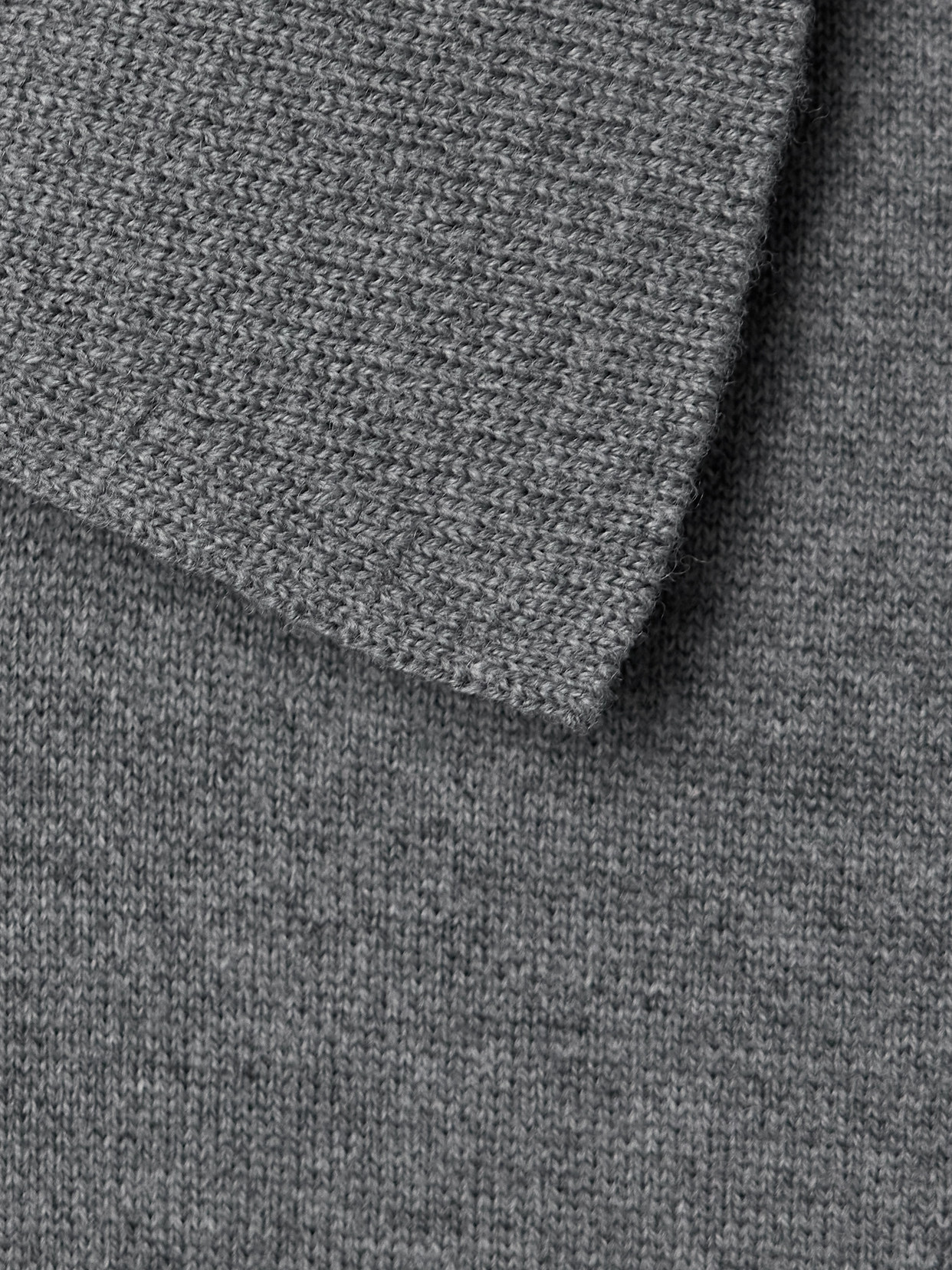 Khaite Short-sleeved Knitted Polo Shirt In Gray
