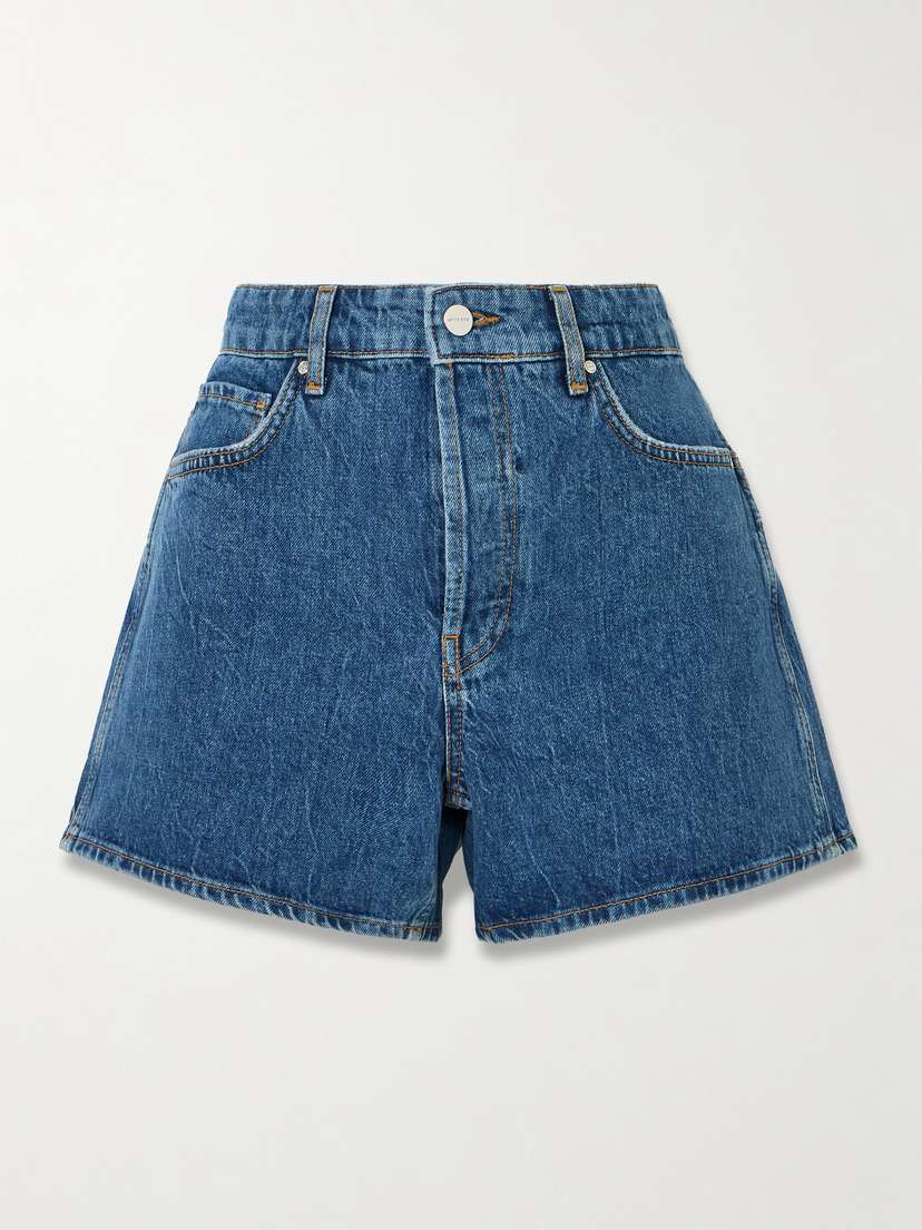 Anine Bing Dalton Denim Shorts