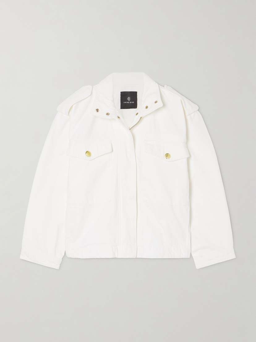 Anine Bing Audrey Cotton-blend Drill Jacket
