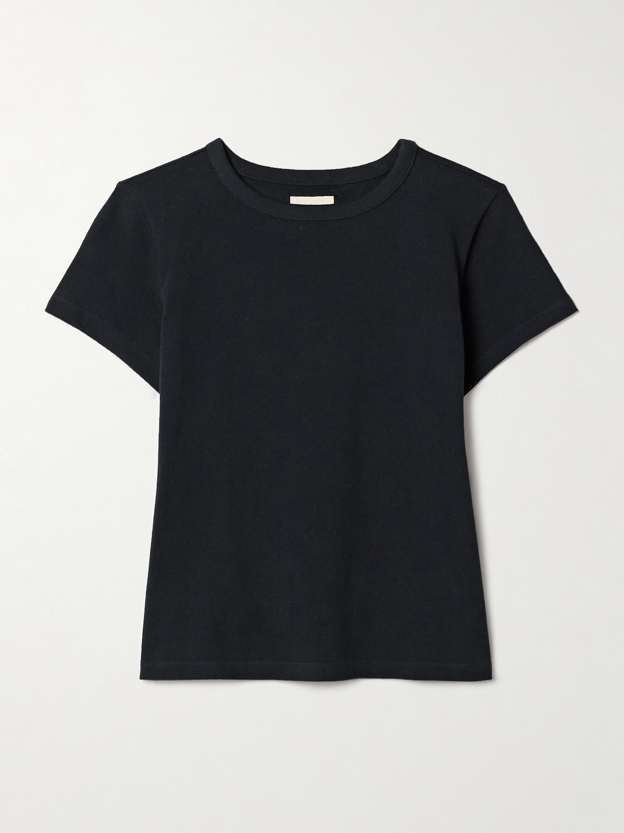 Khaite Samson Cotton-jersey T-shirt In Black