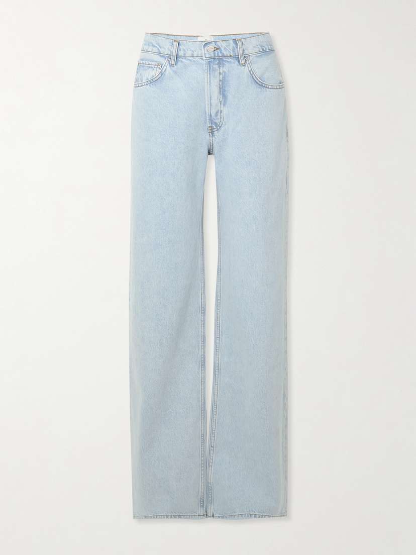 Anine Bing Hugh High-rise Wide-leg Jeans