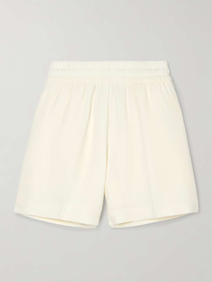 Anine Bing Kam Crepe-jersey Shorts