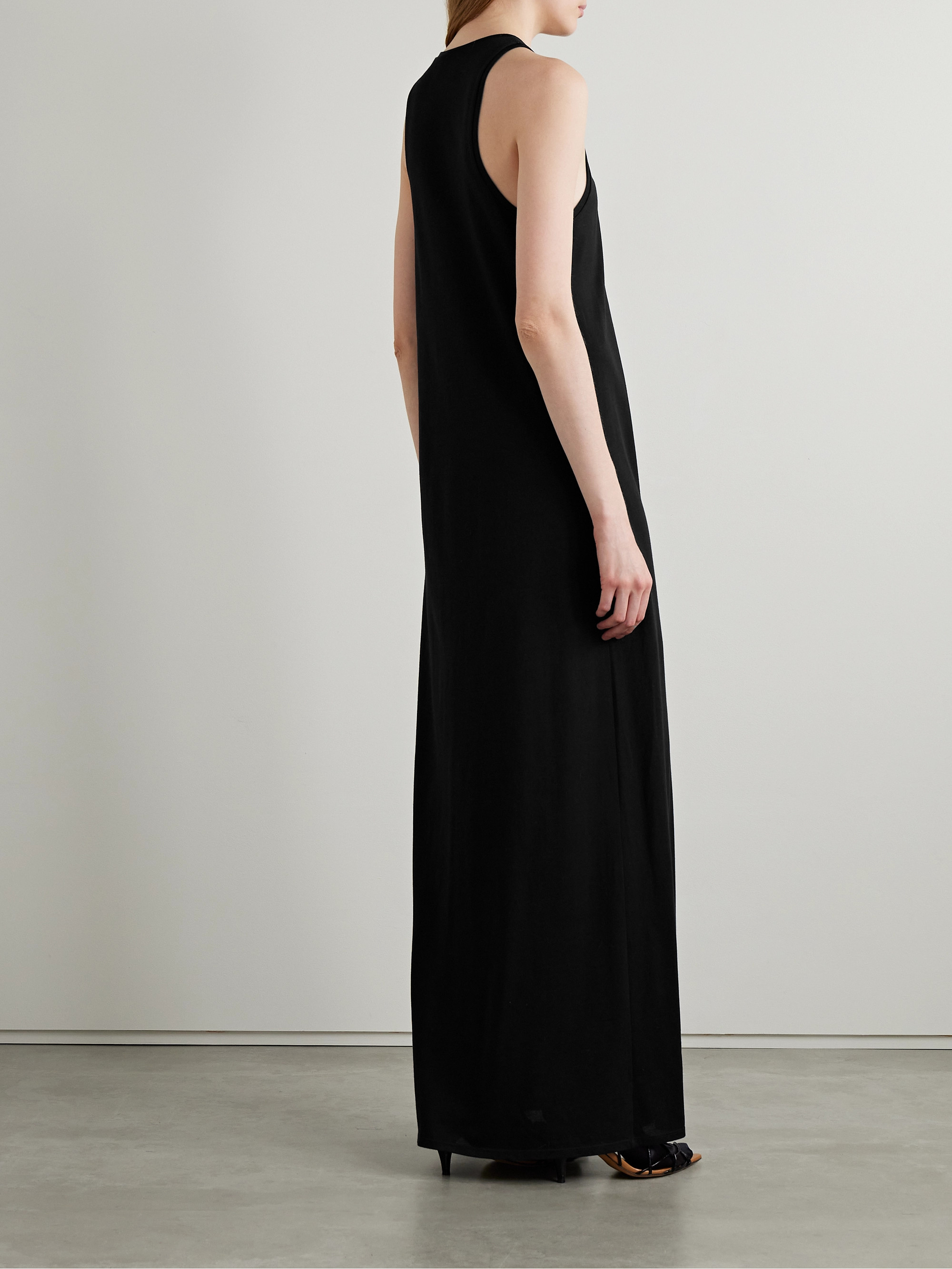 KHAITE Vernetta cotton-blend jersey maxi dress thumbnail