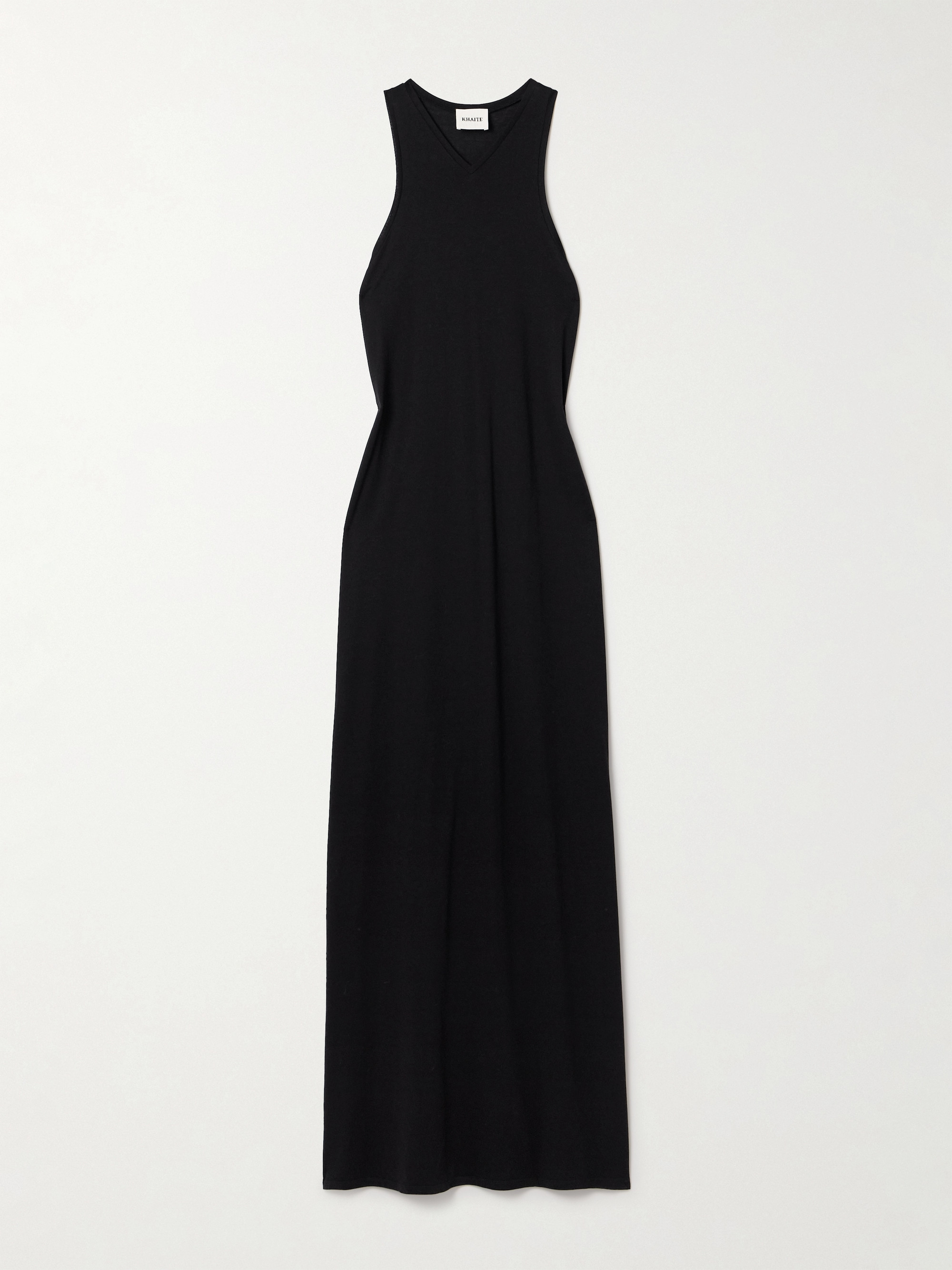 KHAITE Vernetta cotton-blend jersey maxi dress thumbnail
