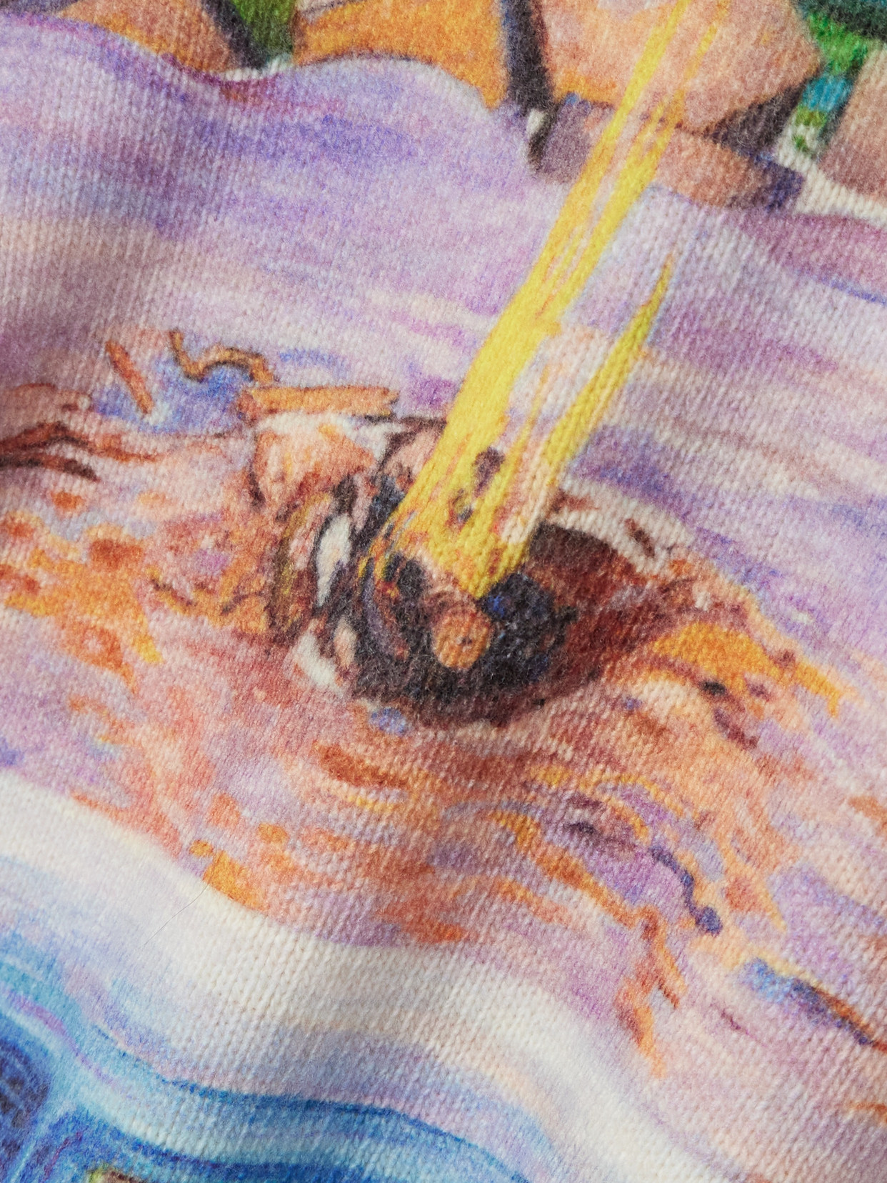 Jw Anderson Printed Wool-blend Sweater In Multi