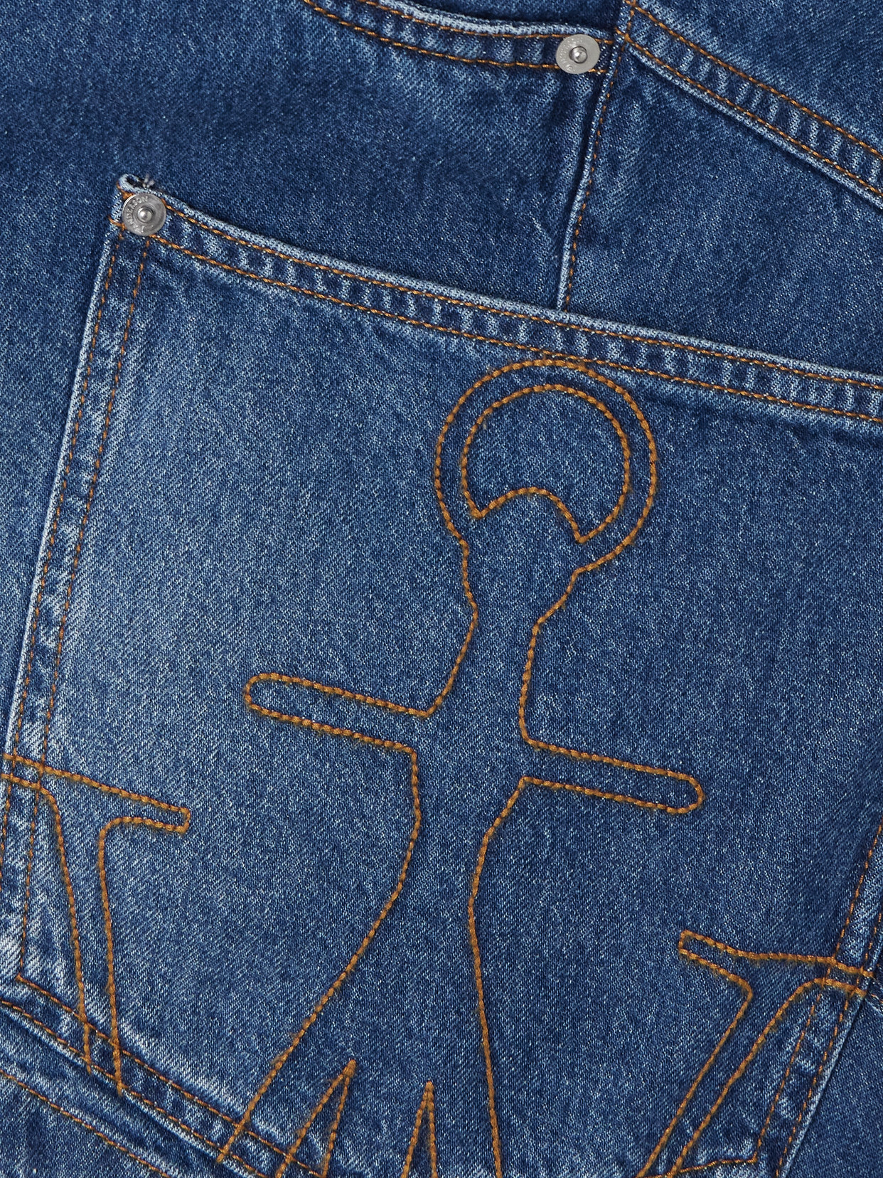 Jw Anderson J. W. Anderson Twisted Mini Skirt In Blue