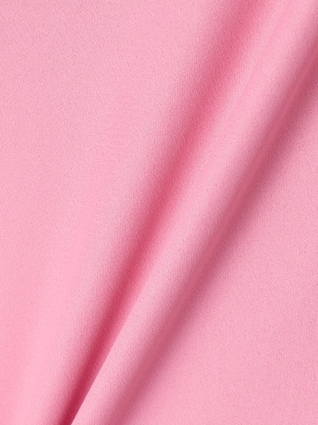 Jw Anderson V-neck Satin Midi Dress In Bubble Gum