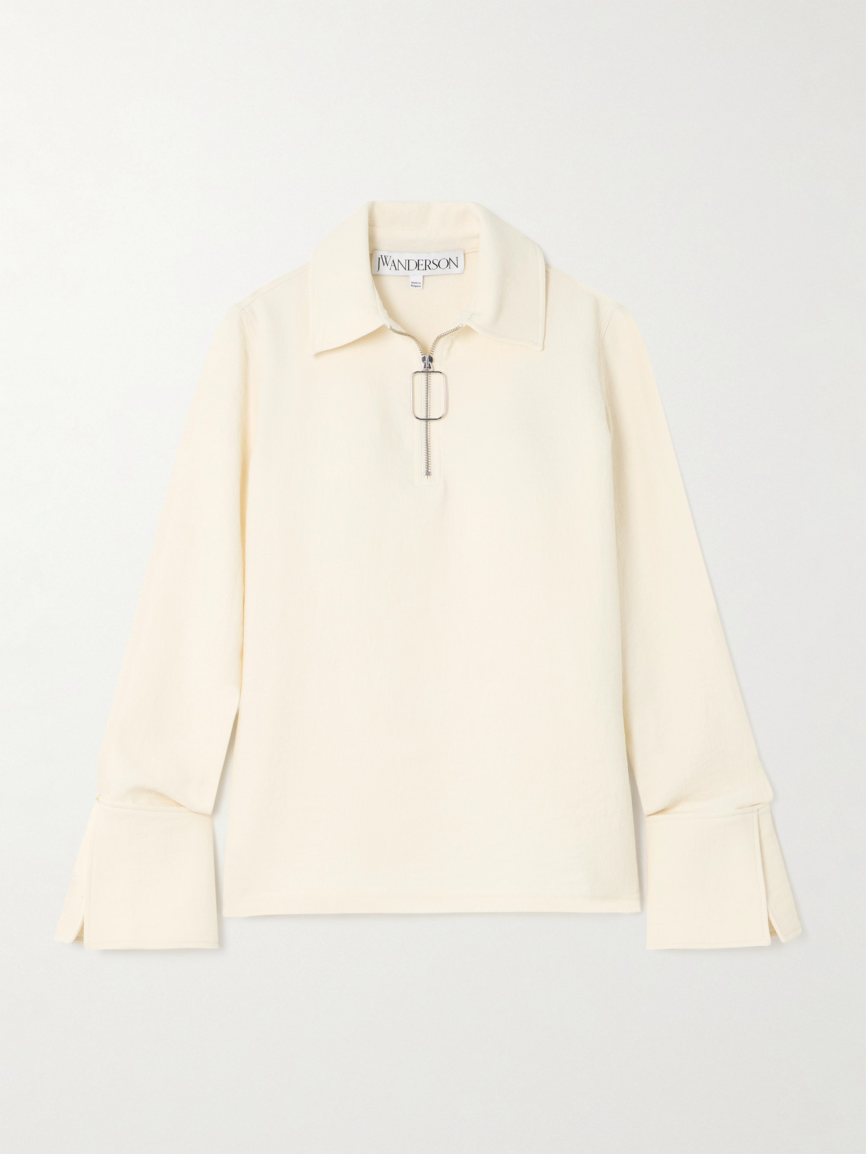 JW Anderson - Cloqué-jersey Top - Cream