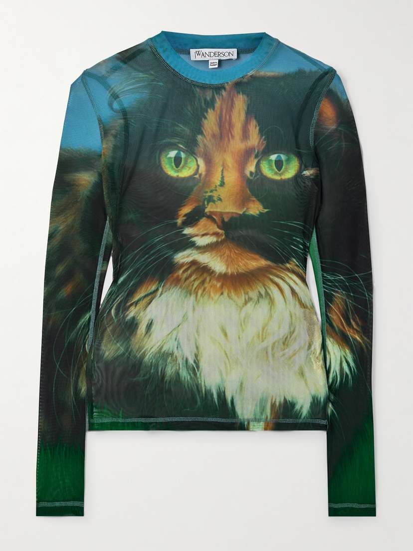 JW Anderson Printed Recycled Stretch-jersey T-shirt - x large