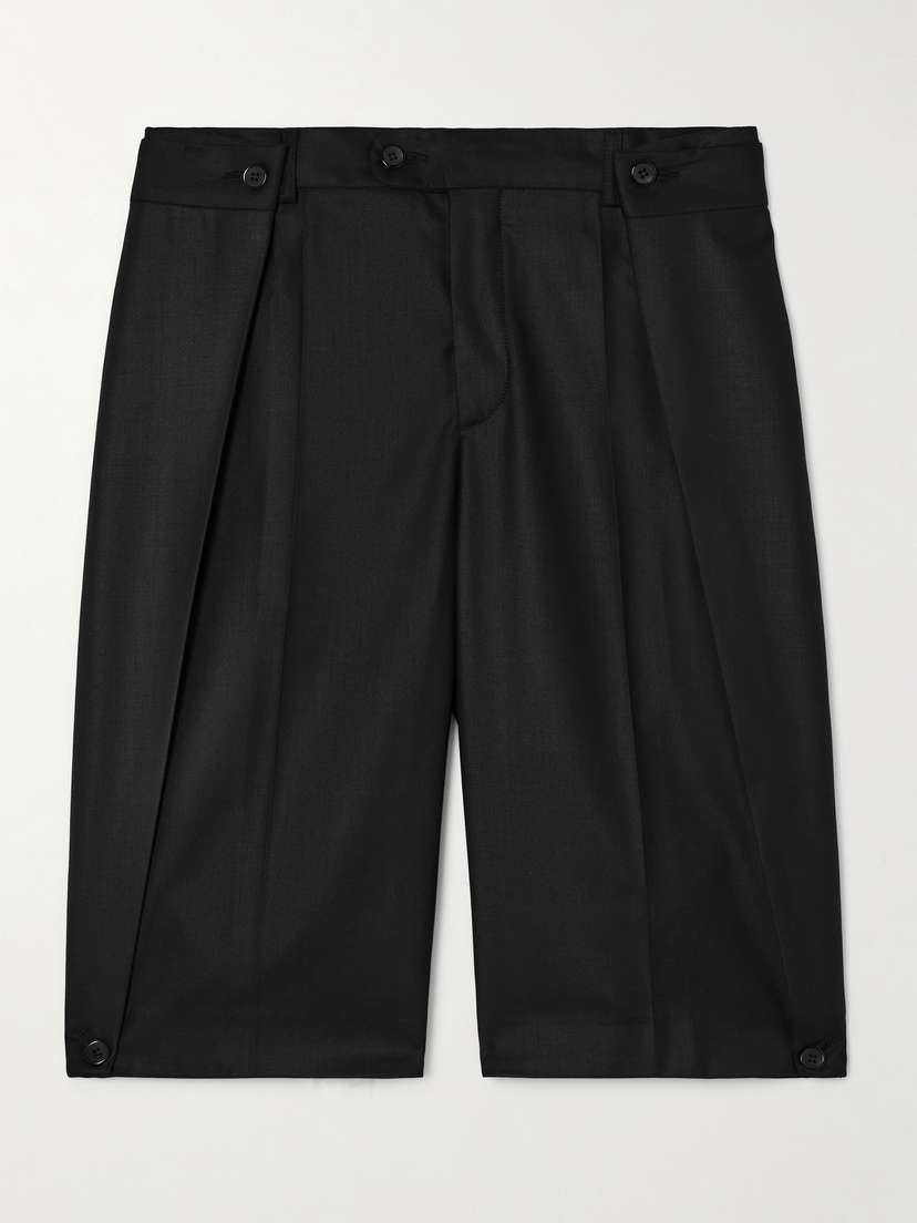 BETTTER Bibi Layered Wool-blend Shorts