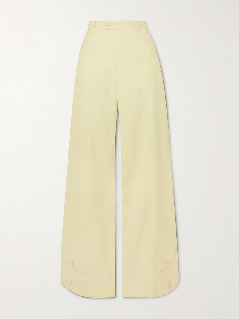 BETTTER Upside-down Wool-blend Wide-leg Pants
