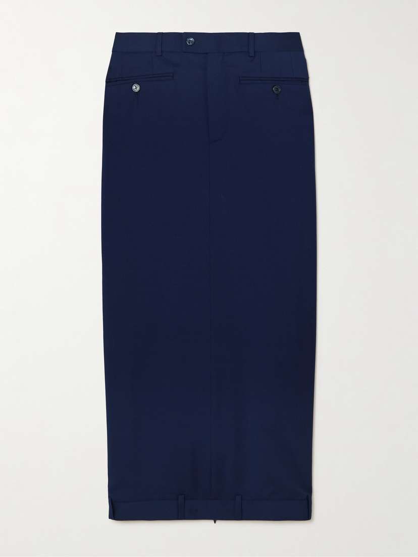 BETTTER Upside-down Wool-blend Maxi Skirt