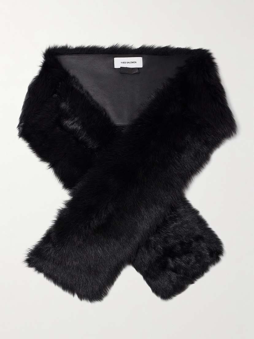 Yves Salomon Shearling Scarf