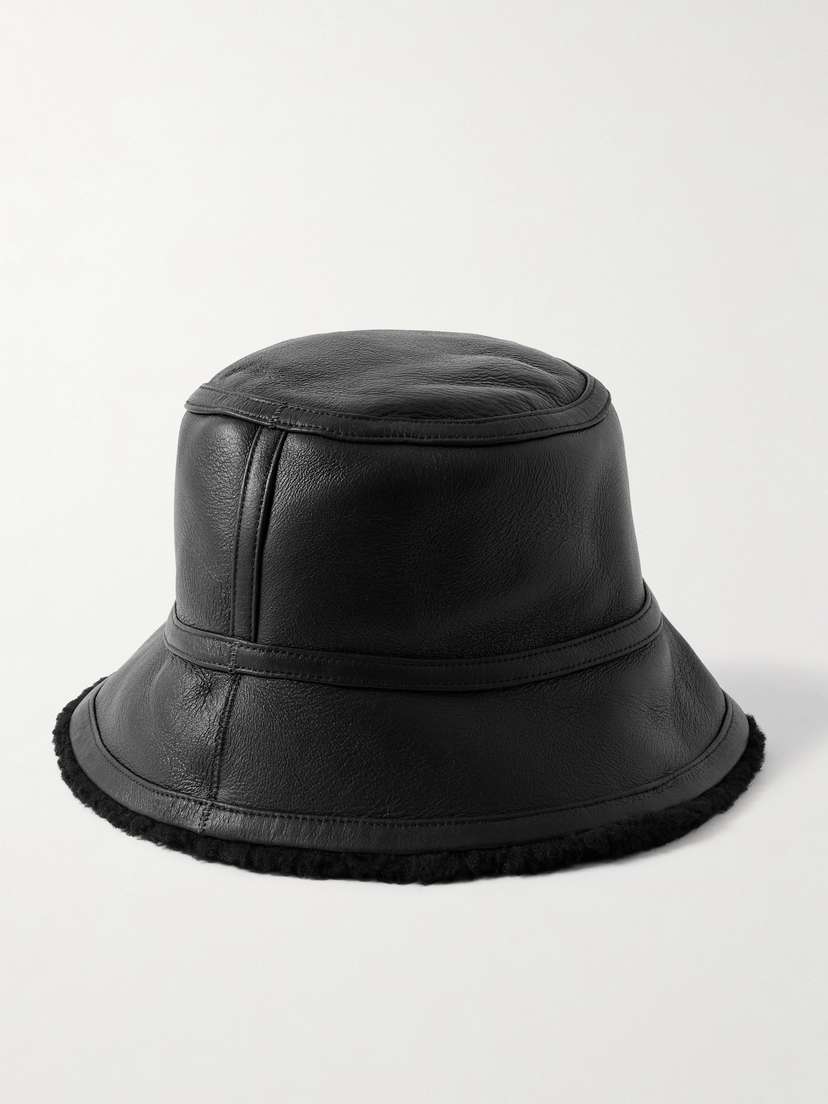 Yves Salomon Shearling Bucket Hat