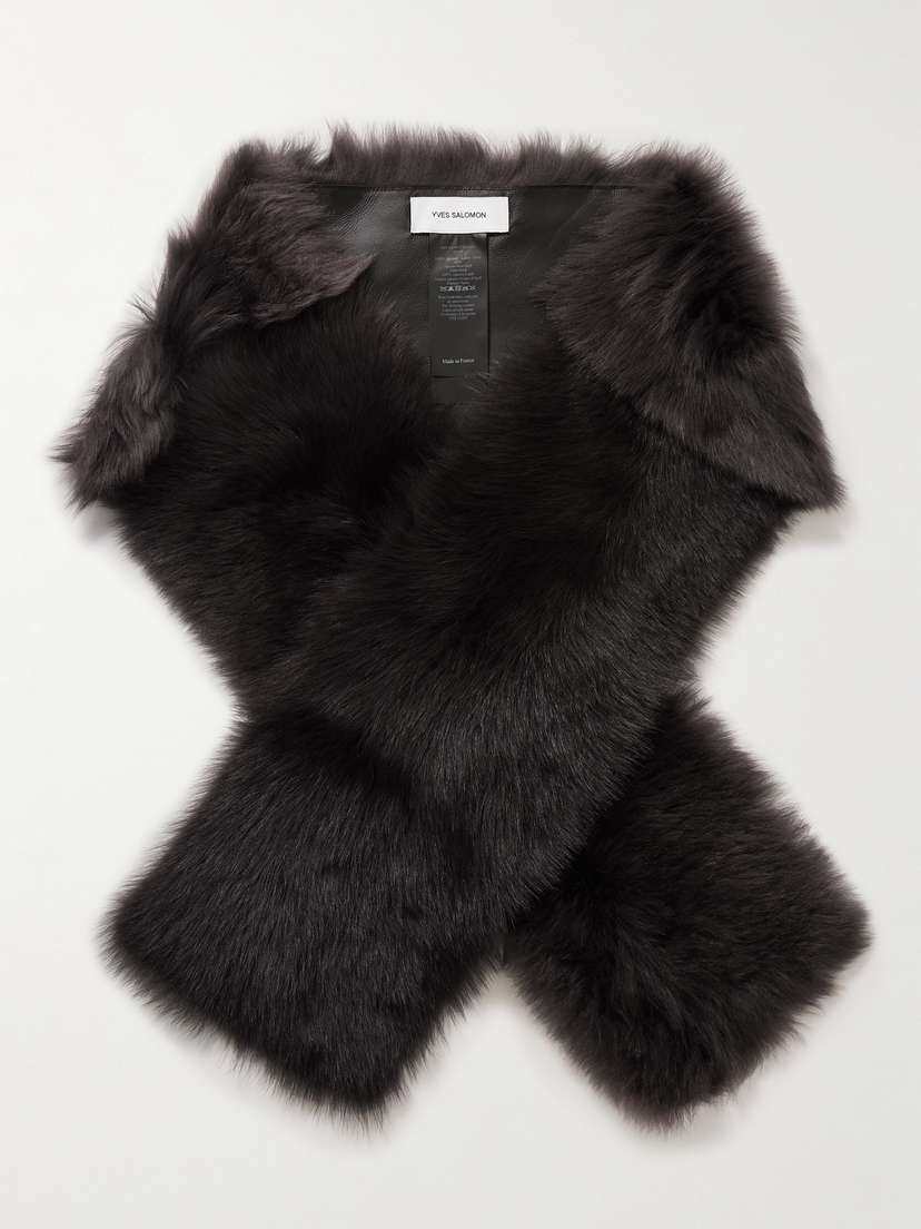 Yves Salomon Shearling Scarf