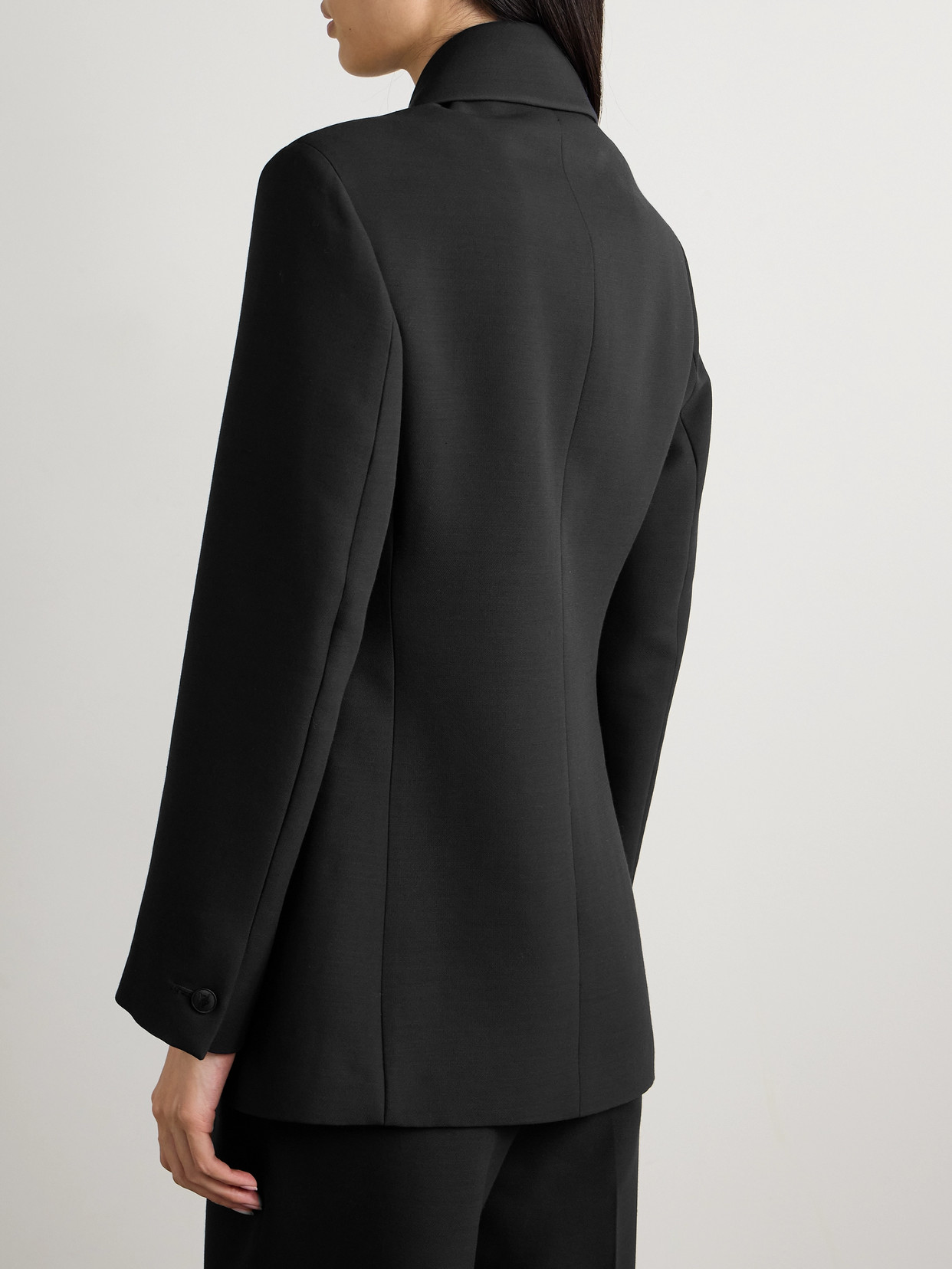Veronica De Piante Rebecca Woven Jacket In Black