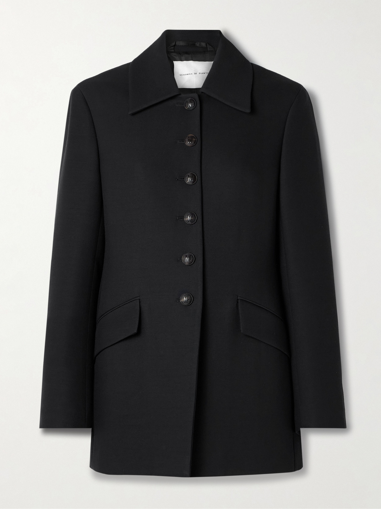 Veronica de Piante - Rebecca Woven Jacket - Black