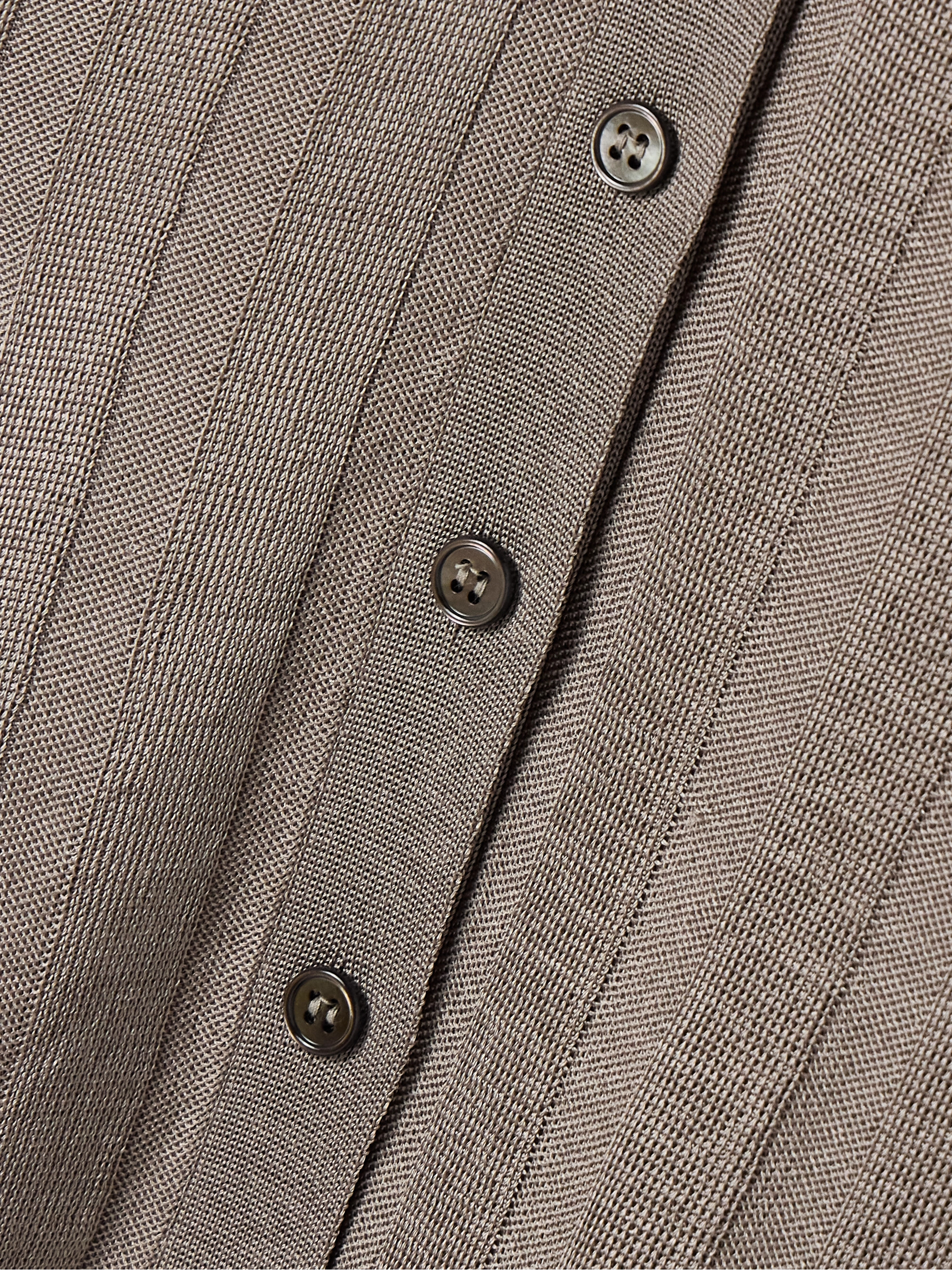 Veronica De Piante Lily ribbed silk shirt