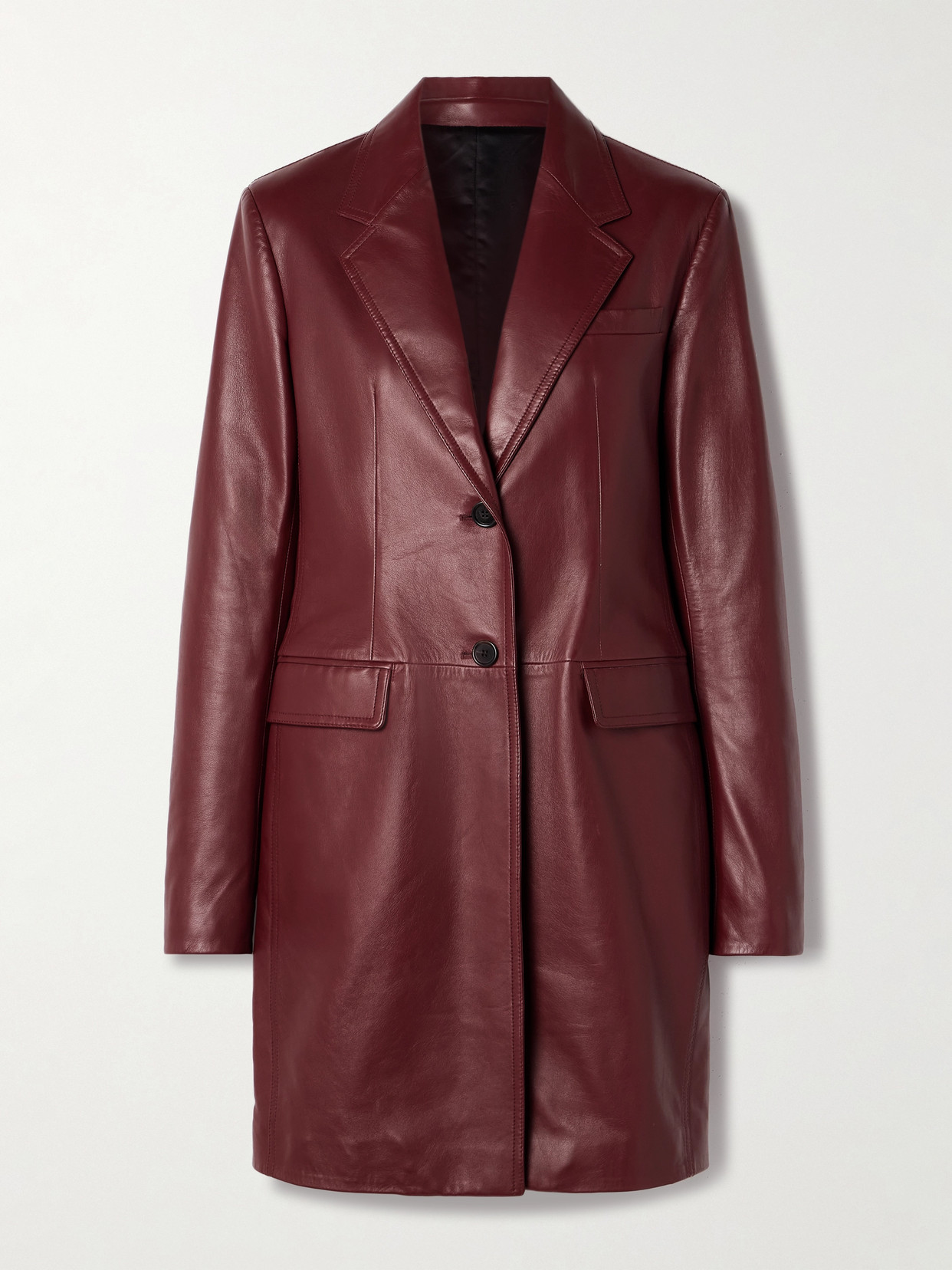 Veronica de Piante - Stephanie Leather Jacket - Red