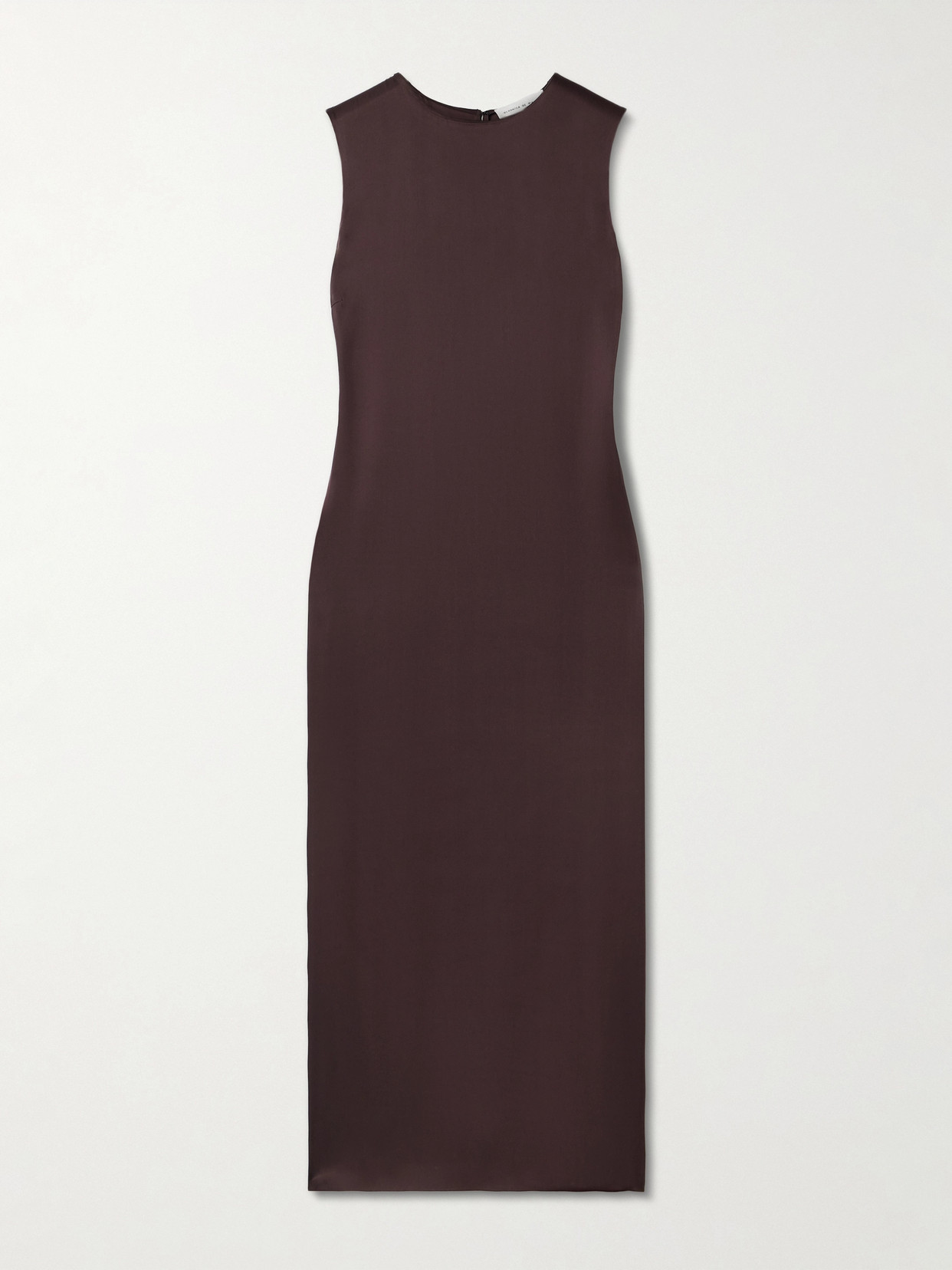 Veronica de Piante - Alessia Washed Silk-satin Midi Dress - Purple