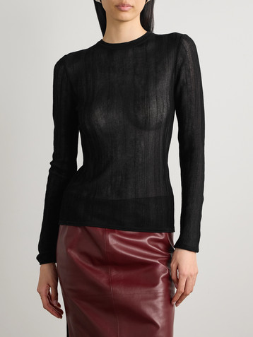 Veronica De Piante Alise ribbed wool sweater