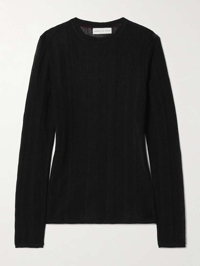 Veronica de Piante Alise Ribbed Wool Sweater