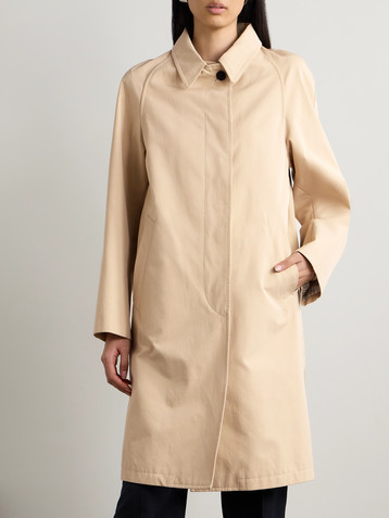 Veronica De Piante Laura cotton trench coat