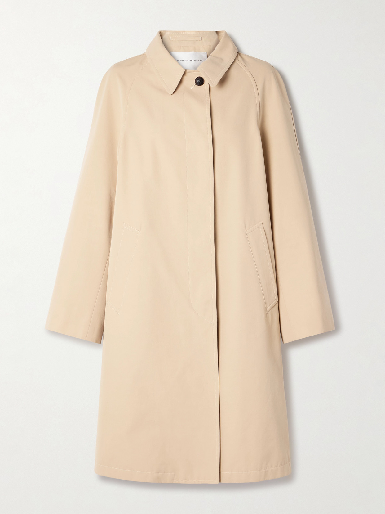 Veronica de Piante - Laura Cotton Trench Coat - Neutrals