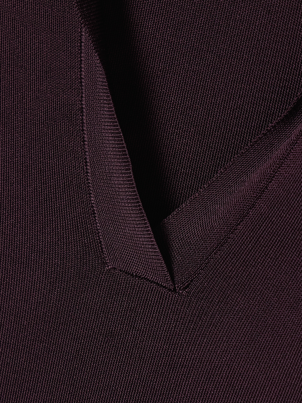 Veronica De Piante Ada Stretch-knit Polo Shirt In Red