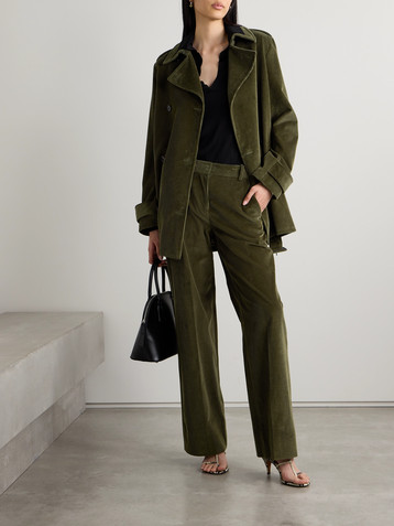 Veronica De Piante Anya cotton-corduroy wide-leg pants