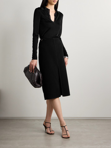 Veronica De Piante Ada stretch-knit polo shirt