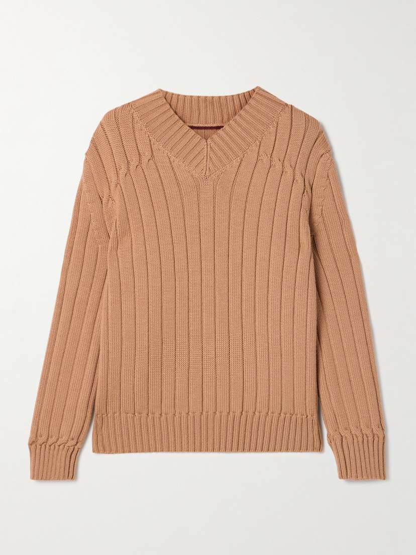 Veronica de Piante Lola Ribbed Wool Sweater