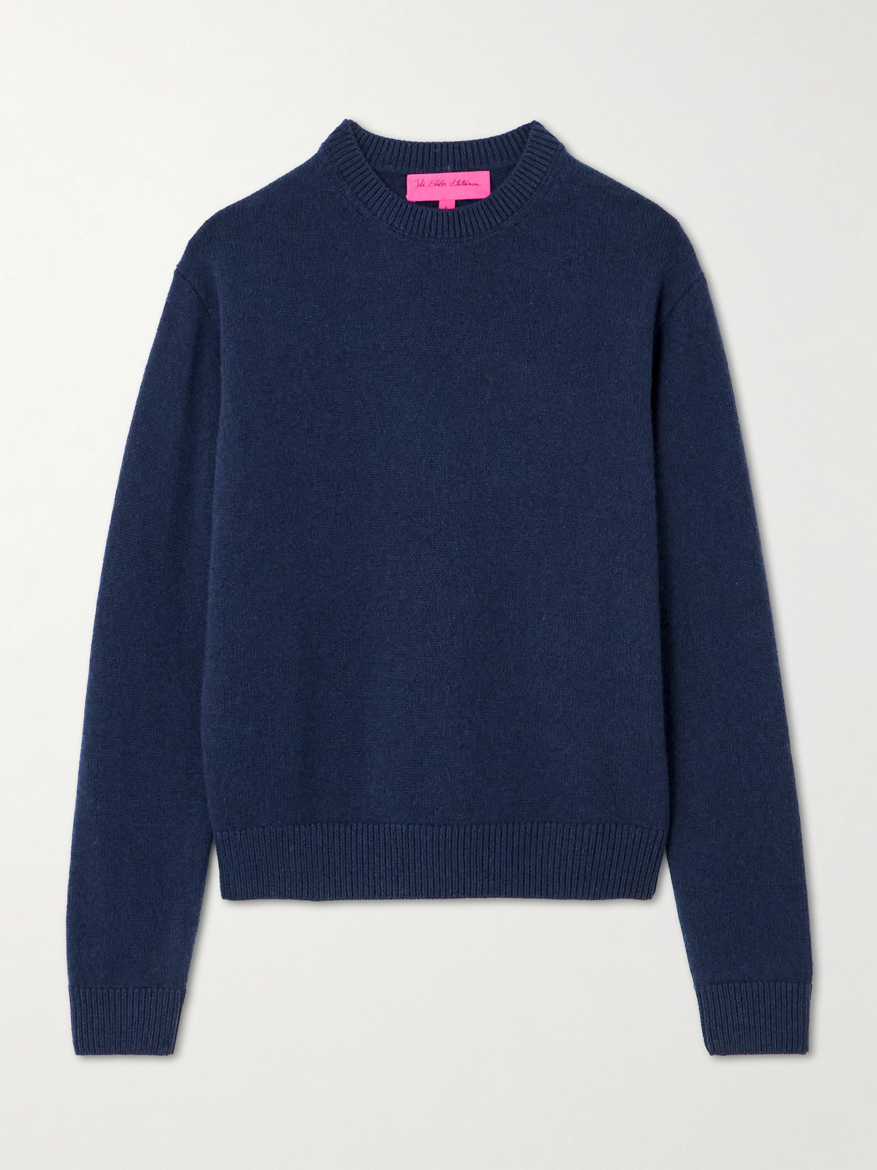 The Elder Statesman Cashmere Sweater In Blue