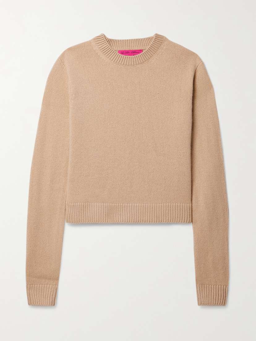 The Elder Statesman Cropped Cashmere Sweater
